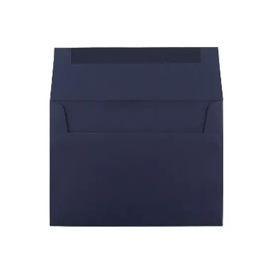 JAM Paper A7 Invitation Envelopes 5.25 x 7.25 Navy Blue 25/Pack (LEBA717) image {1}