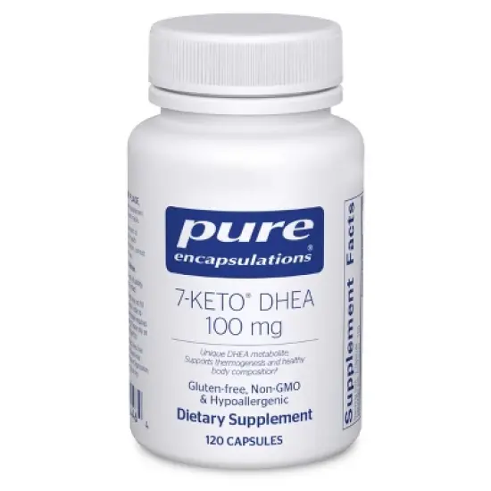 Pure Encapsulations 7-Keto DHEA 100 mg - Unique DHEA Metabolite Supplement to Support Thermogenesis and Healthy Body Composition* image {10}