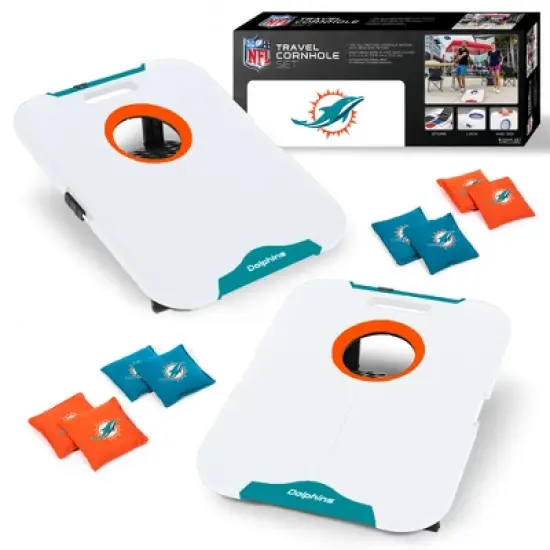 NFL Miami Dolphins All-Weather Travel Cornhole Set image {6}