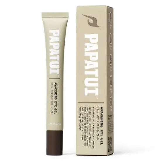 Papatui Men's Paraben-Free Hyaluronic Acid and Caffeine Eye Gel Rollerball - Unscented - 0.5 fl oz image {1}
