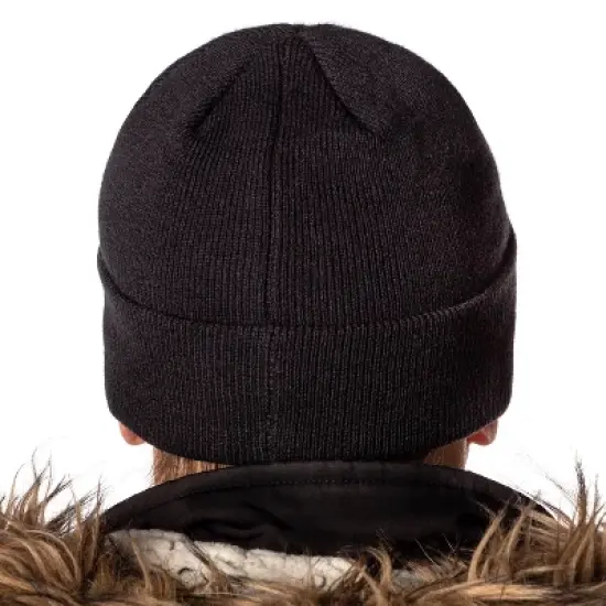 Naruto Shippuden Ichiraku Ramen Hidden Leaf Village Beanie Skull Cap Black image {3}