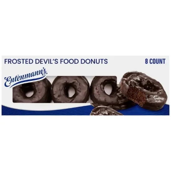 Entenmann's Frosted Devil's Food Donuts - 8 ct image {7}