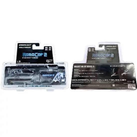 1979 Ford F-150 Truck Matt Black w/1986 Taurus Police Car Black & Hauler "RoboCop 2" 1/64 Diecast Model Cars by Greenlight image {2}