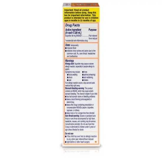 Motrin Infant Drops NSAID Berry - 1  fl oz image {7}