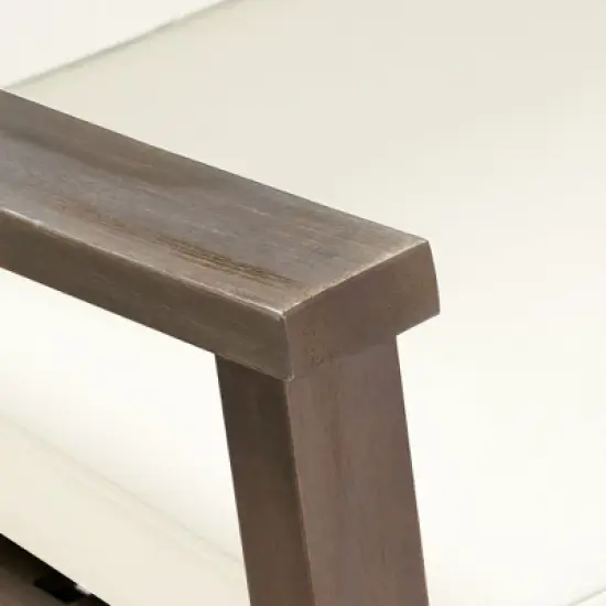 Christopher Knight Home Murad Modern Patio Acacia Wood Rocking Chair with Cushions image {7}