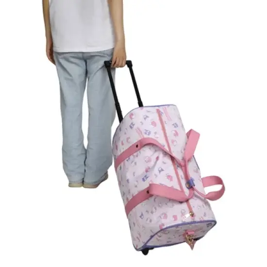 Hello Kitty Wheeled Duffle Bag With Two Luggage Tags image {4}