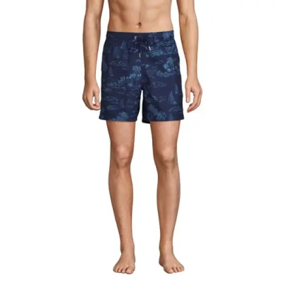 Lands' End Men's 6" Volley Swim Trunks image {14}