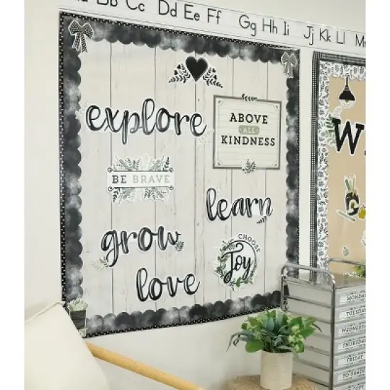 Carson Dellosa Education Farmhouse Motivational Signs Bulletin Board Set (34 pieces) image {3}