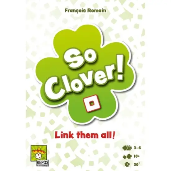 So Clover! Game: Asmodee Word and Letter Creative Thinking Board for 3-6 Players image {1}