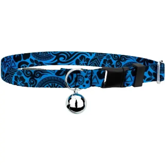 Country Brook Petz Blue Polynesian Cat Collar image {4}