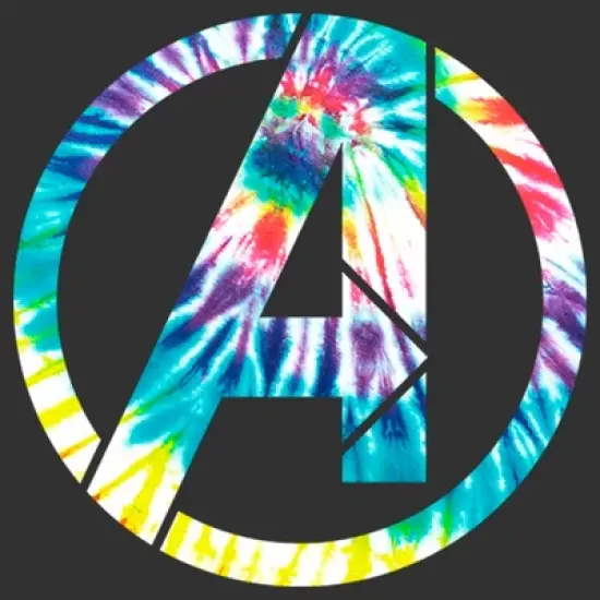 Men's Marvel Avengers Tie-Dye Logo T-Shirt image {1}
