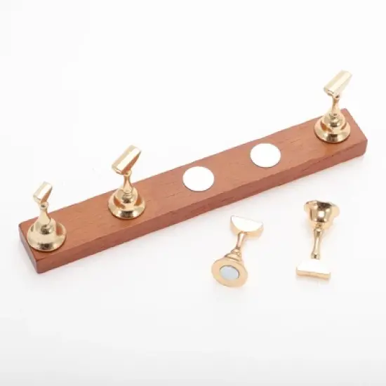 Unique Bargains Durable Rectangular Nail Display Stand 1 Set image {2}