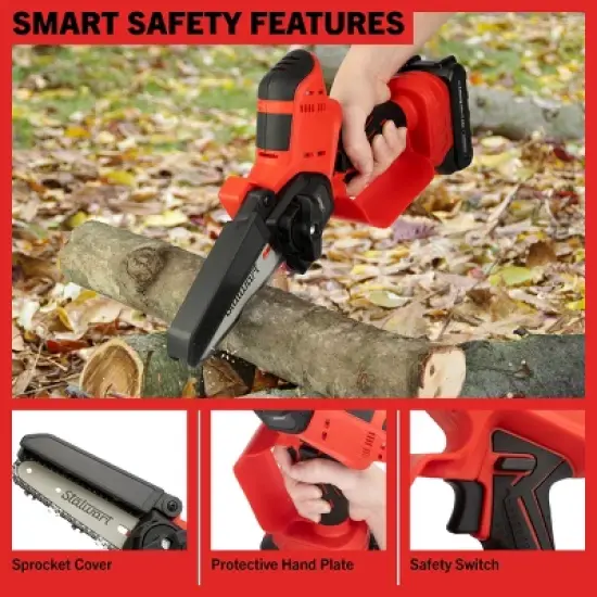 Stalwart Mini Chainsaw with Rechargeable Battery image {3}