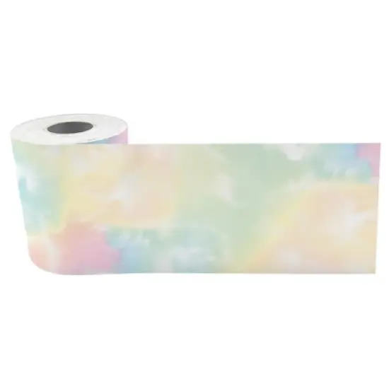 Teacher Created Resources&reg; Pastel Pop Tie-Dye Straight Rolled Border Trim, 50 Feet, 3 Rolls image {4}