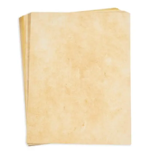 Paper Junkie 48 Sheets Vintage Style Aged Paper for Writing Letters, Scrapbooking, Invitations, Certificates, Crafts (8.5x11 In) image {7}