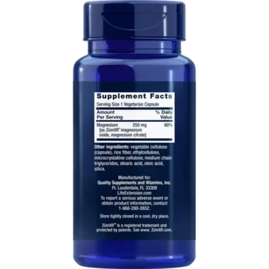 Extend-Release Magnesium by Life Extension  -  60 VegCap image {1}
