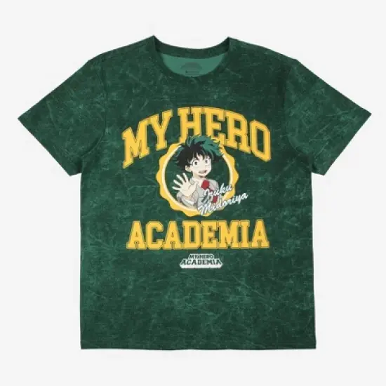 Men's My Hero Academia Short Sleeve Graphic T-Shirt - Green image {3}