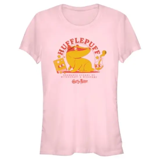 Junior's Harry Potter Cute Hufflepuff Badger T-Shirt image {3}