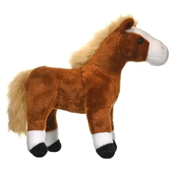 Wild Republic Cuddlekins Standing Brown Horse Stuffed Animal, 12 Inches image {3}