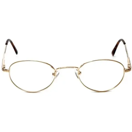 Calabria Flex Collection by Vivid Designer Eyeglasses FL-75 in Gold 41mm image {7}
