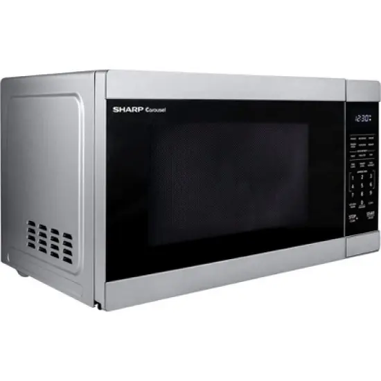 Sharp SMC1162HS 1.1 Cu. Ft. Stainless Steel Countertop Microwave image {2}