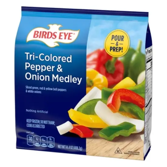 Birds Eye Frozen Tri Colored Pepper & Onion Medley  - 14.4oz image {1}