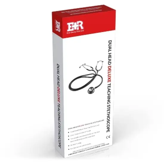 Deluxe Dual-Head Teaching Stethoscope &ndash; Black image {6}