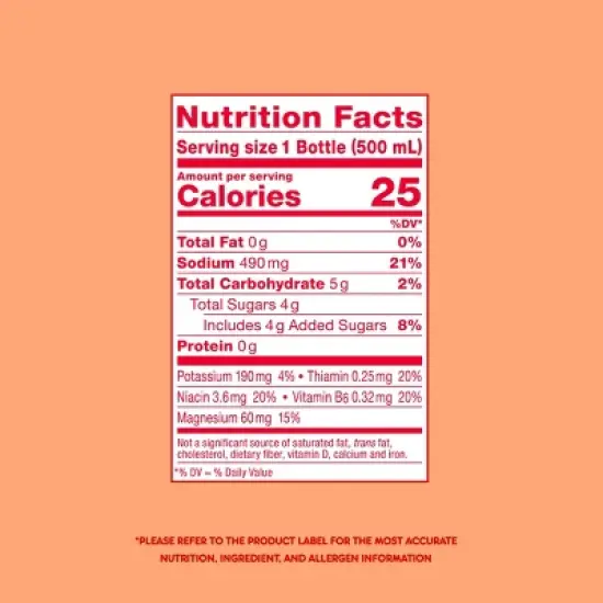 Unwell Orange Hibiscus Hydration Electrolyte Drink for Rapid Hydration + Focus - 16.9 fl oz Bottle image {4}