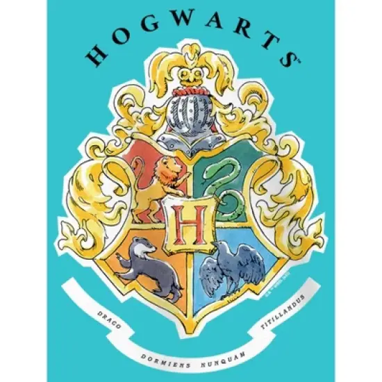 Girl's Harry Potter Hogwarts Crest T-Shirt image {1}