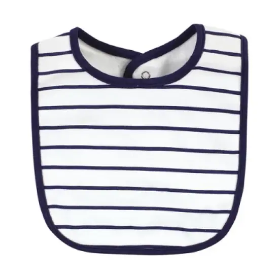 Hudson Baby Infant Boy Cotton Bibs, Bananas, One Size image {4}