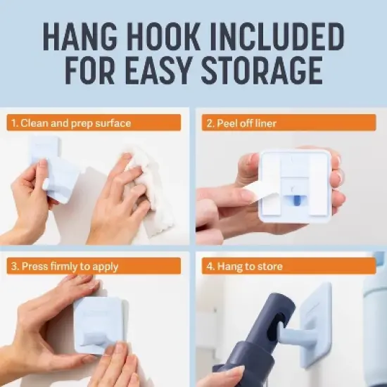 Casabella Click Clean and Organize Roller Mop Head and Hook image {7}