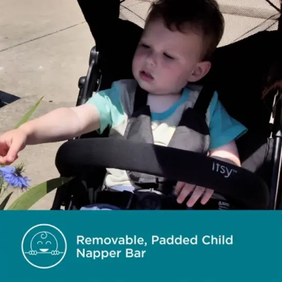 Contours Itsy Lightweight Stroller - Black image {10}