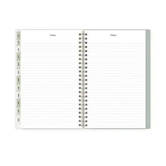 The Everygirl X Day Designer 2024-25 Weekly/Monthly Planner with Notes 8"x5" Wirebound Soft Sage: Adult Stationery July-June image {15}