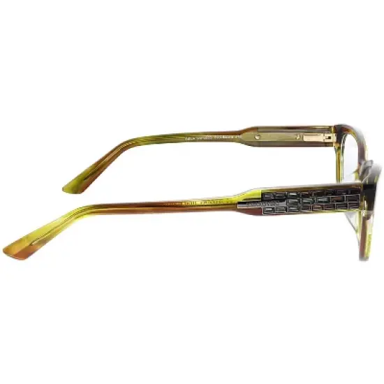 Swarovski  093 Womens Square Eyeglasses Light Tortoise 54mm image {2}