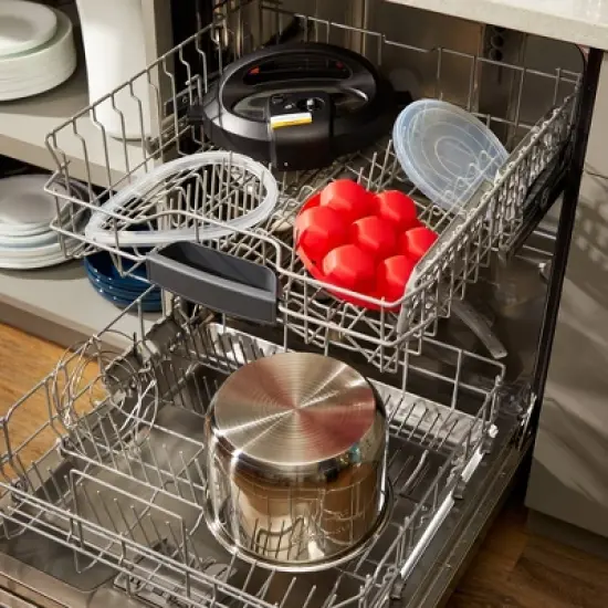 Instant Pot 6qt 9-in-1 Pressure Cooker Bundle: Exclusive Bonus Silicone Pan with Lid, Rice & Multi Cooker, Stainless Steel image {4}