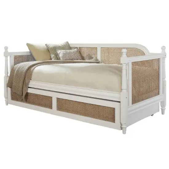 Twin Melanie Wood Cane Complete Daybed with Trundle - Hillsdale Furniture image {13}