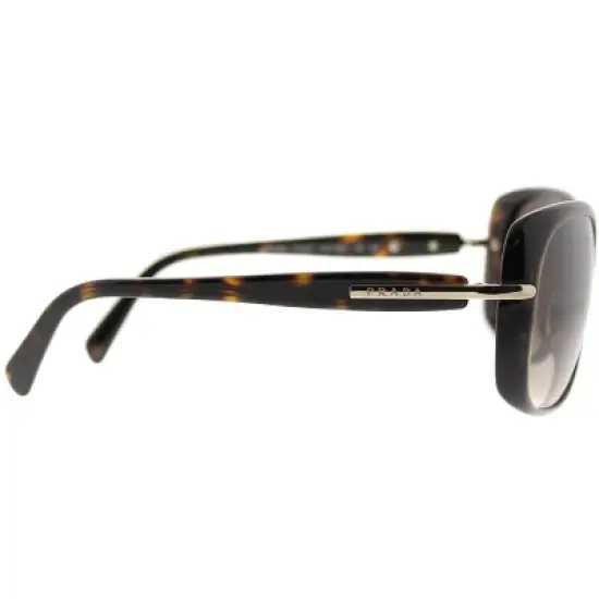 Prada Conceptual  2AU6S1 Womens Rectangle Sunglasses Havana 57mm image {2}