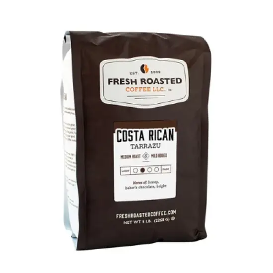 Fresh Roasted Coffee, Costa Rican Tarrazu Coffee, Whole Bean image {6}