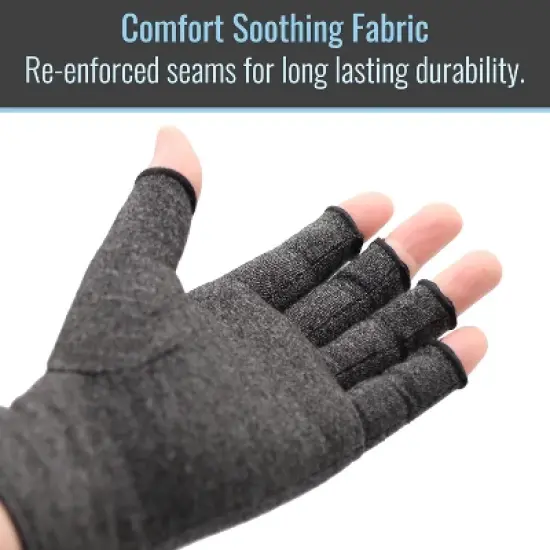 Arthritis Compression Gloves for Pain Relief, Reduces Swelling & Stiffness, FSA & HSA Eligible, Fits Men & Women, Joint Pain Relief, Medium image {2}
