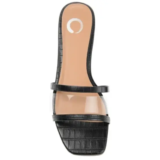 Journee Collection Womens Ramira Slide Flat Sandals image {3}