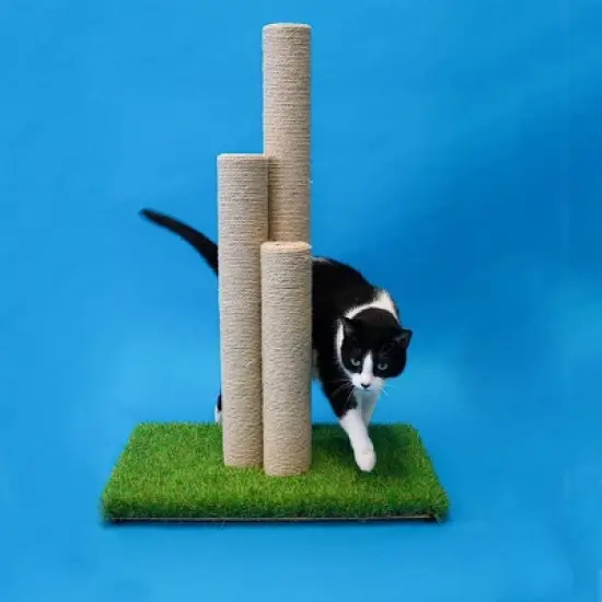 On2Pets Skyline Cat Scratching Post - Beige image {4}