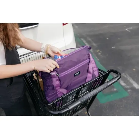 Igloo Packable Puffer 15.25qt Cooler Bag - Purple image {4}