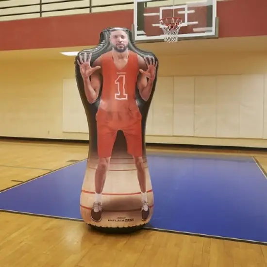 GoSports Inflataman Basketball Defender Training Aid - Weighted Defensive Dummy for Shooting, Dribbling and Driving Drills - Black image {5}