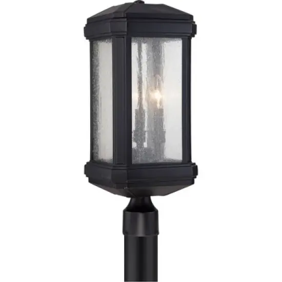 Quoizel Lighting Trumbull 3 - Light Post Light in  Mystic Black image {4}