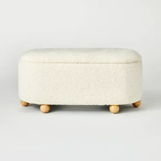 Havenstone Pill Shaped Storage Bench - Threshold&trade; designed with Studio McGee image {2}