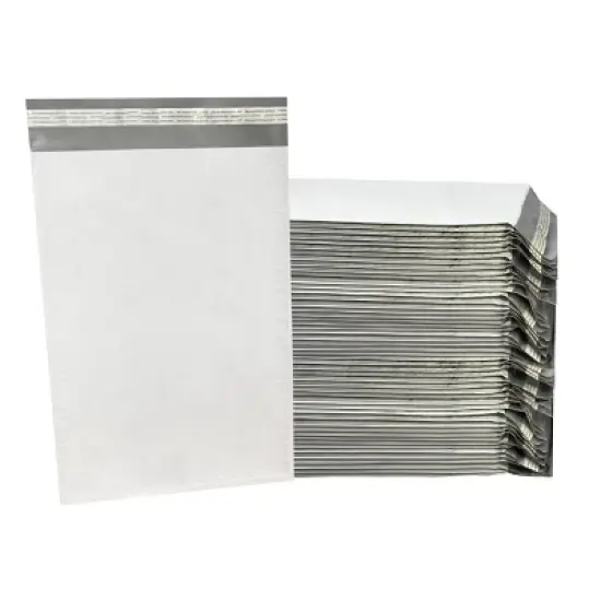 UOFFICE Pack of 50 Poly Bubble Mailer Bags 10.5"x16" #5 Shipping Envelopes With Self-Seal Closure image {3}