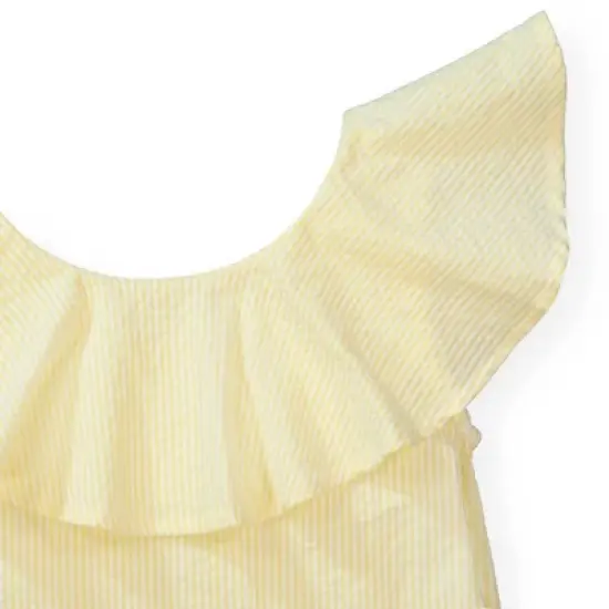 Hope & Henry Girls' Ruffle Top with Bow, Infant image {1}
