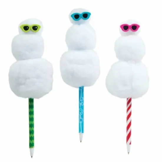 Geddes Squishy Snowman Pens - 12 per display image {2}
