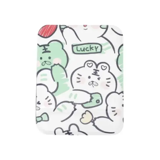 Unique Bargains Women Convenient Makeup Mirror for Travel Green 1 Pc image {6}