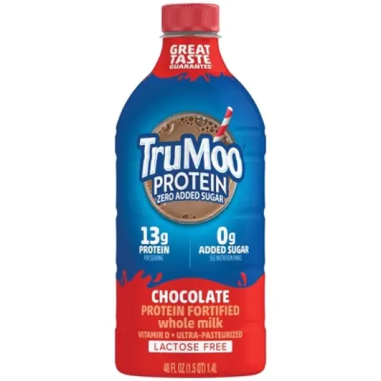TruMoo Zero Sugar Whole Chocolate Milk - 48 fl oz image {9}
